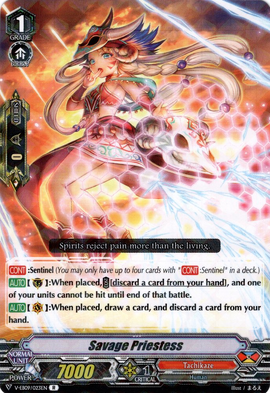 Savage Priestess | Cardfight!! Vanguard Wiki | Fandom