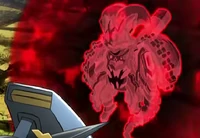 The unit is locked in a red/black sphere.