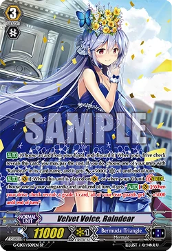 Card Gallery:Velvet Voice, Raindear (Stride Bonus) | Cardfight