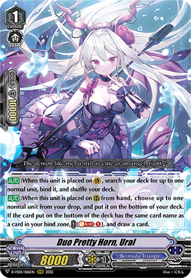 Duo Pretty Horn, Ural (V Series) | Cardfight!! Vanguard Wiki
