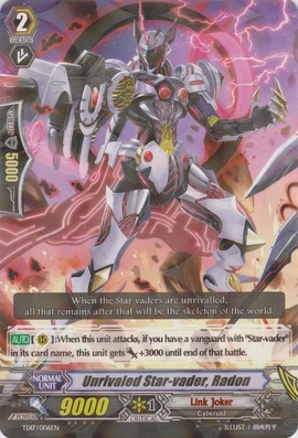 Unrivaled Star-vader, Radon | Cardfight!! Vanguard Wiki | Fandom
