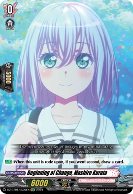 Beginning of Change, Mashiro Kurata | Cardfight!! Vanguard Wiki
