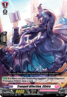 Tranquil Affection, Elivira | Cardfight!! Vanguard Wiki | Fandom