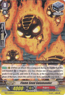 Flame Seed Salamander | Cardfight!! Vanguard Wiki | Fandom