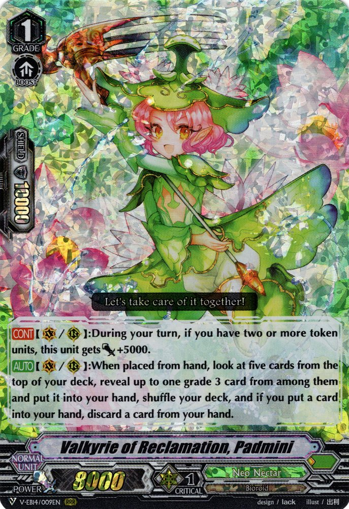 Valkyrie Of Reclamation Padmini V Series Cardfight Vanguard Wiki Fandom