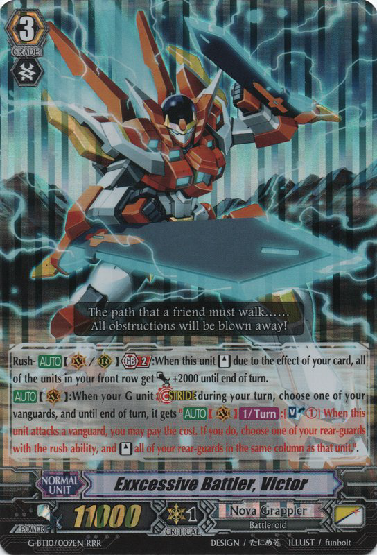 Exxcessive Battler, Victor | Cardfight!! Vanguard Wiki | Fandom Exxcessive Battler, Victor | Cardfight!! Vanguard Wiki | Fandom