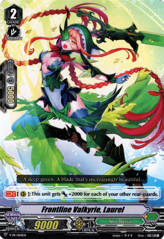 Frontline Valkyrie, Laurel (V Series) | Cardfight!! Vanguard Wiki