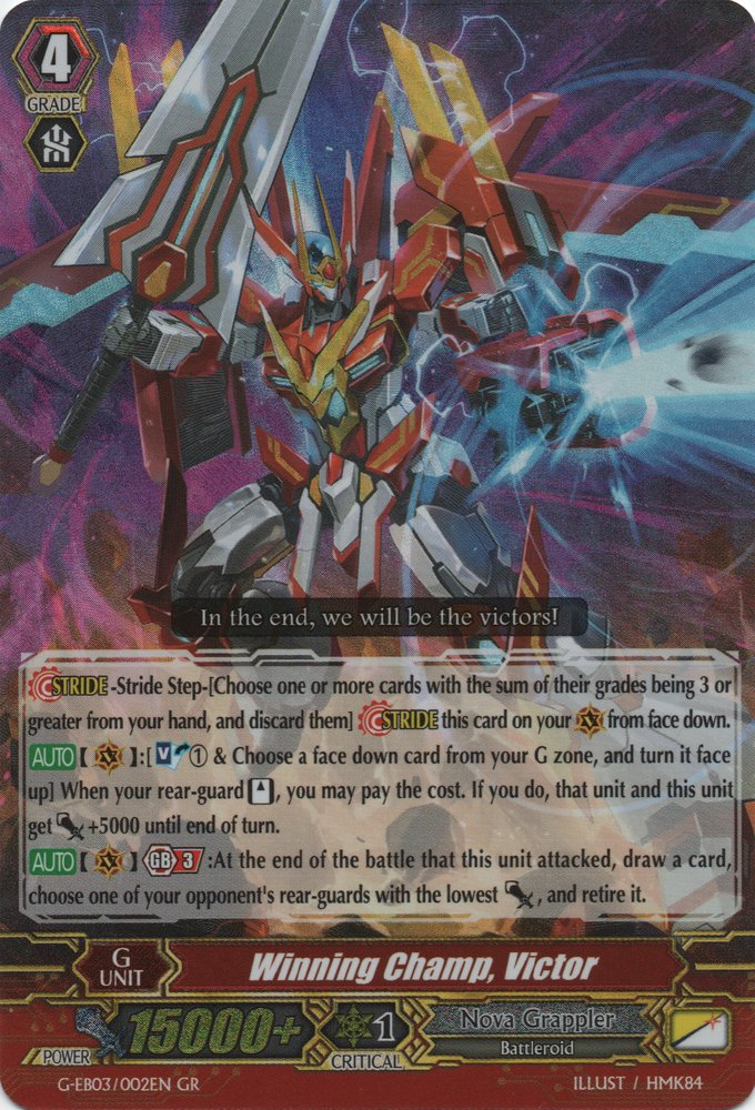 Winning Champ, Victor | Cardfight!! Vanguard Wiki | Fandom