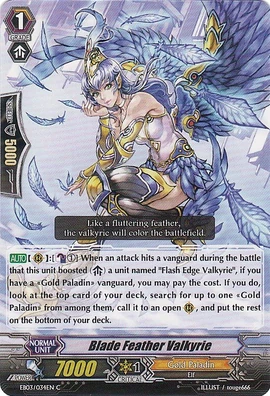 Blade Feather Valkyrie | Cardfight!! Vanguard Wiki | Fandom