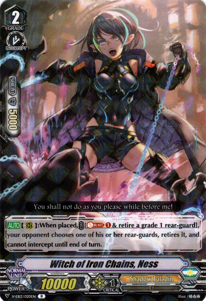 Witch of Iron Chains, Ness | Cardfight!! Vanguard Wiki | Fandom
