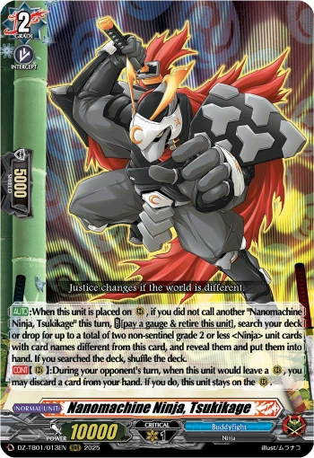 Nanomachine Ninja, Tsukikage | Cardfight!! Vanguard Wiki | Fandom