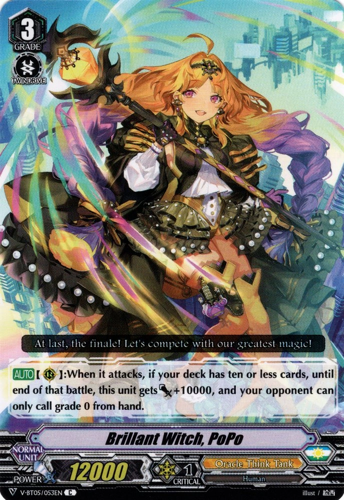 Card Gallery:Brillant Witch, PoPo | Cardfight!! Vanguard Wiki | Fandom