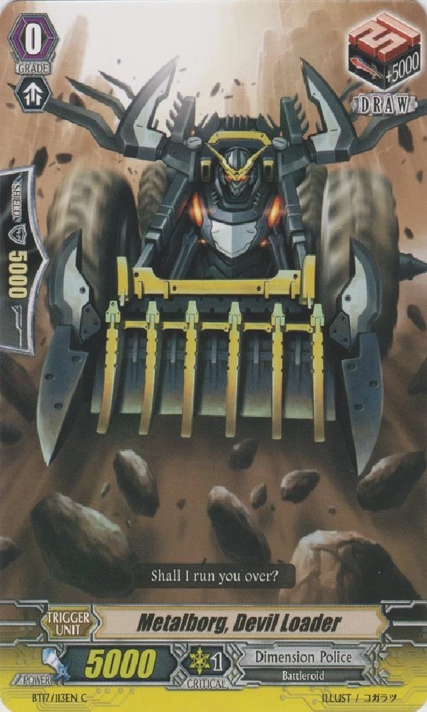 Metalborg, Devil Loader | Wiki Cardfight!! Vanguard | Fandom