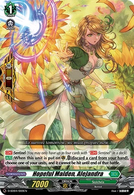 Hopeful Maiden, Alejandra | Cardfight!! Vanguard Wiki | Fandom
