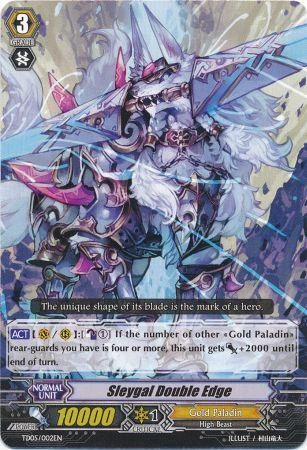 Sleygal Double Edge | Cardfight!! Vanguard Wiki | Fandom