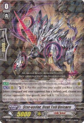Star-vader, Dust Tail Unicorn | Cardfight!! Vanguard Wiki Star-vader, Dust Tail Unicorn | Cardfight!! Vanguard Wiki