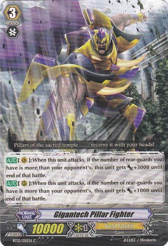 Gigantech Pillar Fighter Cardfight Vanguard Wiki Fandom