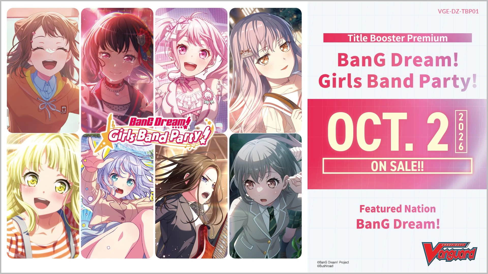 DZ Title Booster Premium 01: BanG Dream! Girls Band Party