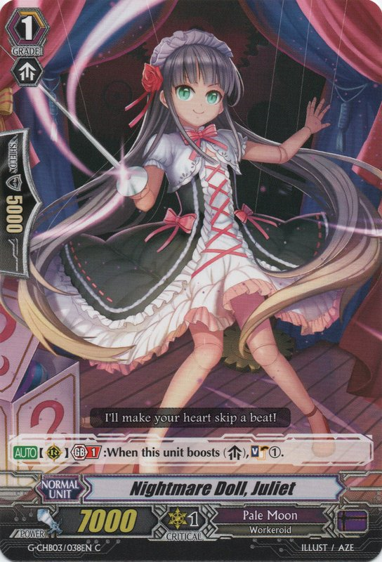 Nightmare Doll, Juliet | Cardfight!! Vanguard Wiki | Fandom
