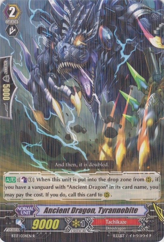 Ancient Dragon, Tyrannobite | Cardfight!! Vanguard Wiki | Fandom