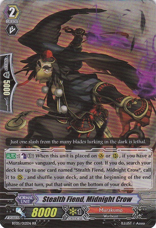 Stealth Fiend, Midnight Crow | Cardfight!! Vanguard Wiki