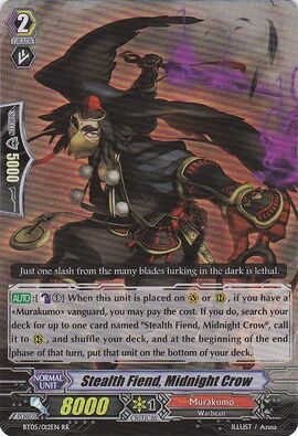 Stealth Fiend, Midnight Crow | Cardfight!! Vanguard Wiki