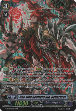 Card Gallery:One who Scatters Sin, Scharhrot | Cardfight