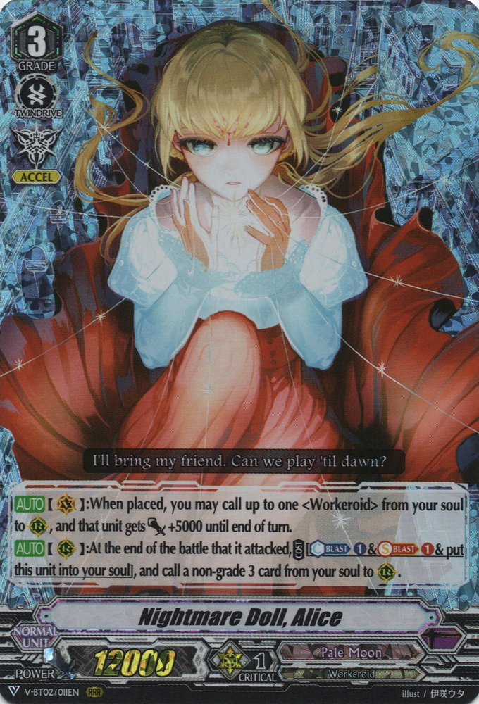 Nightmare Doll, Alice (V Series) | Cardfight!! Vanguard Wiki | Fandom Nightmare Doll, Alice (V Series) | Cardfight!! Vanguard Wiki | Fandom