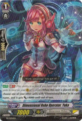 yuka☆ Dimensional Robo Operator, Yuka | Cardfight!! Vanguard Wiki