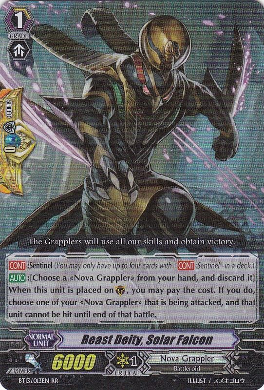 Beast Deity, Solar Falcon | Cardfight!! Vanguard Wiki | Fandom