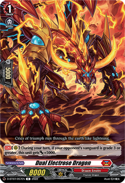 Card Gallery:Dual Electrose Dragon | Cardfight!! Vanguard