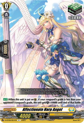 Affectionate Harp Angel | Cardfight!! Vanguard Wiki | Fandom