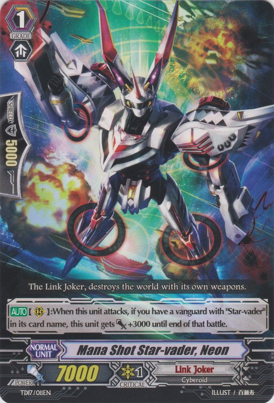 Mana Shot Star-vader, Neon | Cardfight!! Vanguard Wiki | Fandom Mana Shot Star-vader, Neon | Cardfight!! Vanguard Wiki | Fandom
