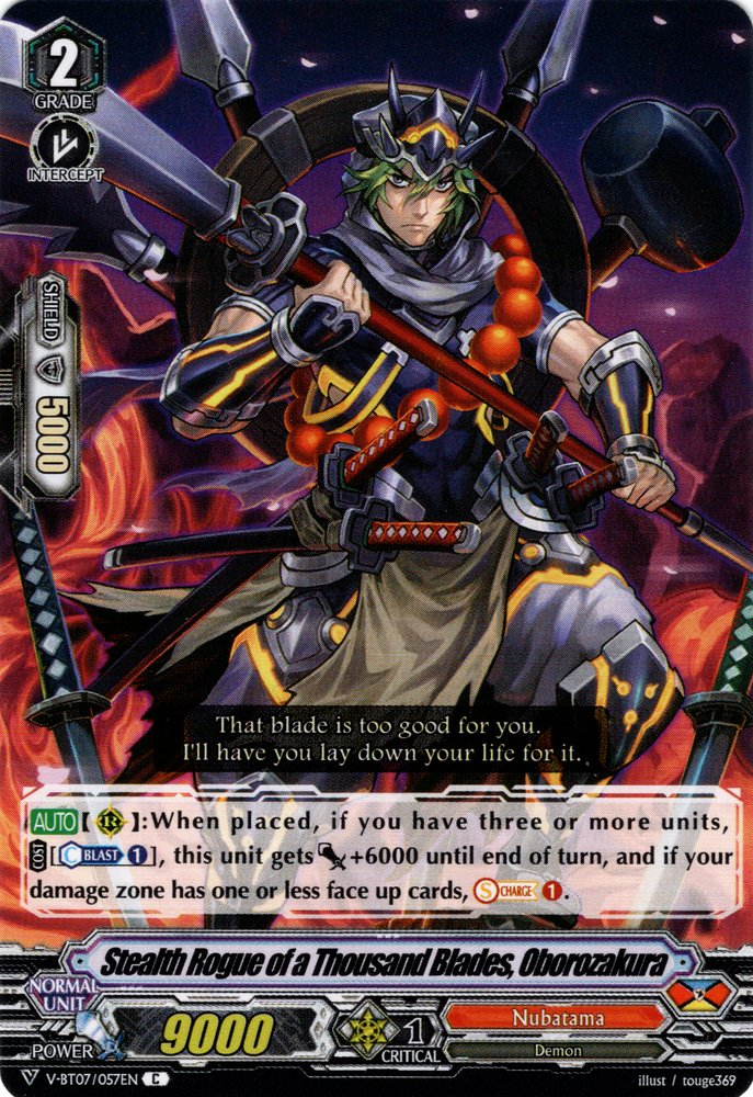 Stealth Rogue of a Thousand Blades, Oborozakura (V Series 