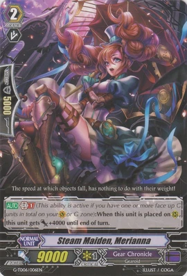 Steam Maiden, Merianna | Cardfight!! Vanguard Wiki | Fandom