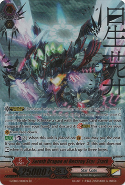 Card Gallery:Zeroth Dragon of Destroy Star, Stark