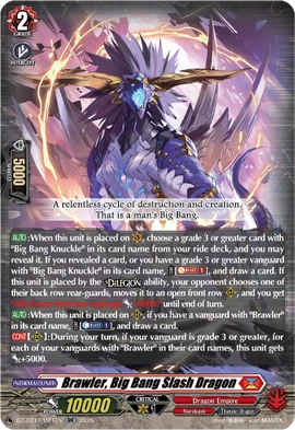 Brawler, Big Bang Slash Dragon (D Series) | Cardfight!! Vanguard