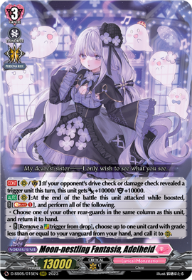 Moon-nestling Fantasia, Adelheid | Cardfight!! Vanguard Wiki | Fandom