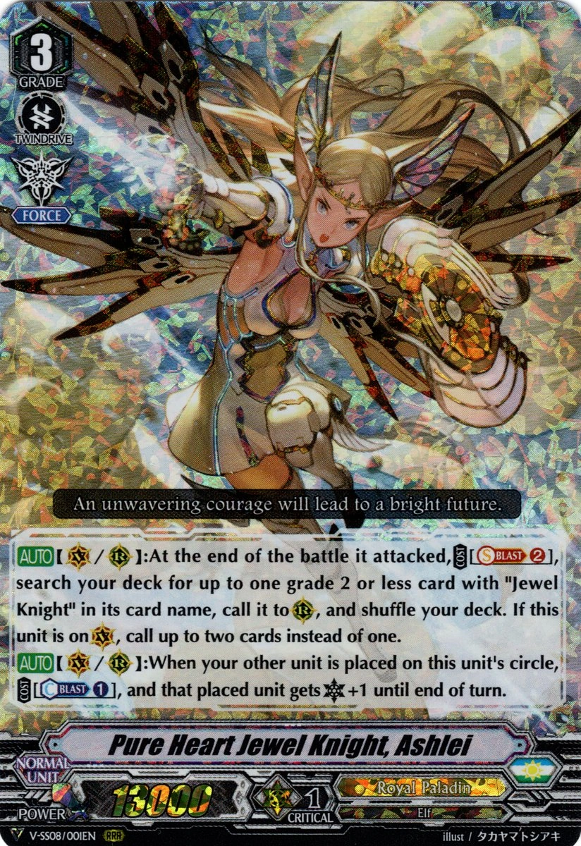 Pure Heart Jewel Knight, Ashlei (V Series) | Cardfight!! Vanguard Wiki |  Fandom