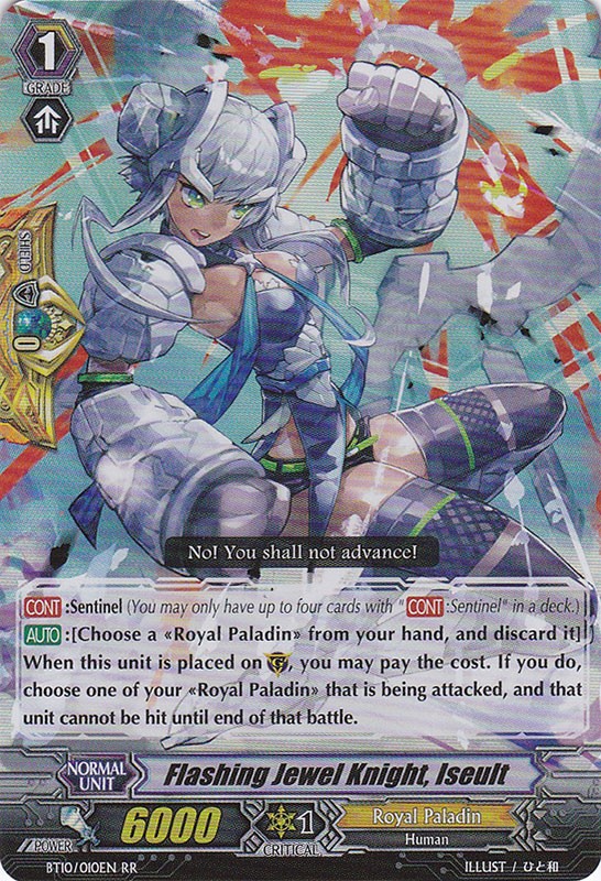 Flashing Jewel Knight, Iseult | Cardfight!! Vanguard Wiki | Fandom