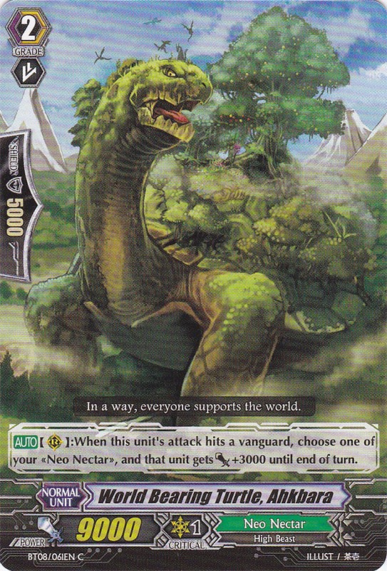 World Bearing Turtle, Ahkbara | Cardfight!! Vanguard Wiki