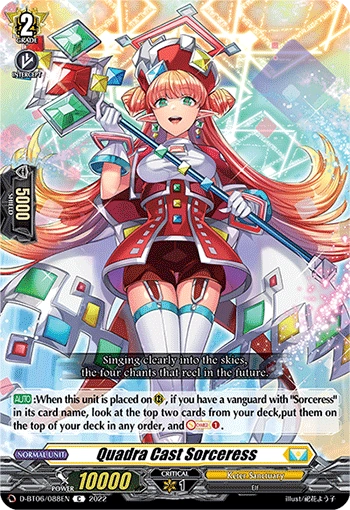 Quadra Cast Sorceress | Cardfight!! Vanguard Wiki | Fandom