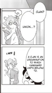 Asuka's comical thinking expression