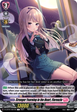 02‐03フィオレンティーナ(フロレンティア・ヴィオラ) (H) Stronger Yearning in the Heart, Florenzia | Cardfight