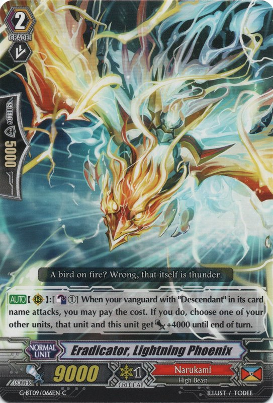 Eradicator, Lightning Phoenix | Cardfight!! Vanguard Wiki | Fandom