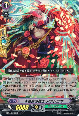 Red Rose Musketeer Antonio Cardfight Vanguard Wiki Fandom