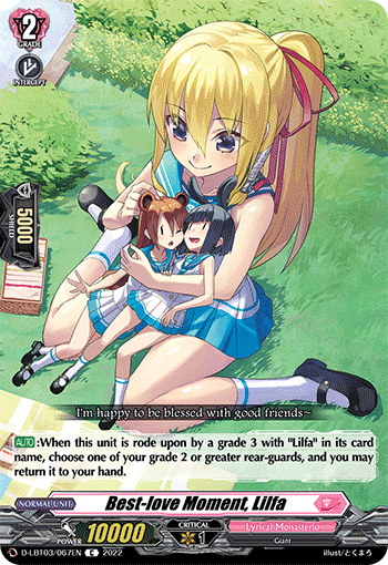 Best-love Moment, Lilfa | Cardfight!! Vanguard Wiki | Fandom