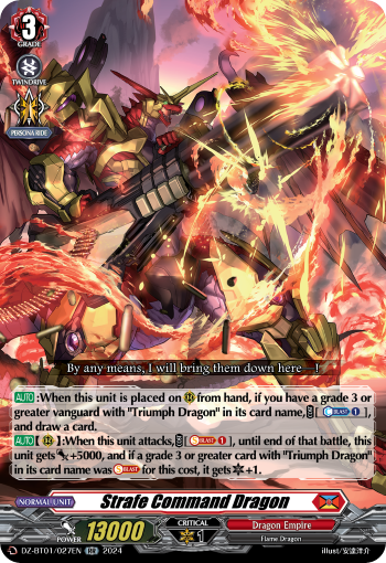 Strafe Command Dragon | Cardfight!! Vanguard Wiki | Fandom