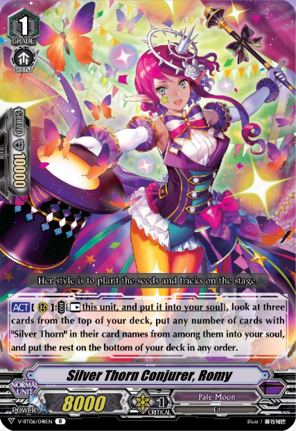 Silver Thorn Conjurer Romy Cardfight Vanguard Wiki Fandom