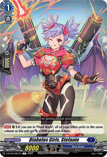 Diabolos Girls, Stefanie | Cardfight!! Vanguard Wiki | Fandom